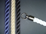 20mm Absperrseil aus Kunststoff - Tauwerk - Länge 1,0mtr.